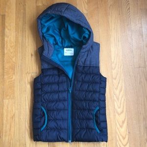 Boys hooded puffer vest
